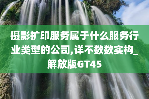 摄影扩印服务属于什么服务行业类型的公司,详不数数实构_解放版GT45