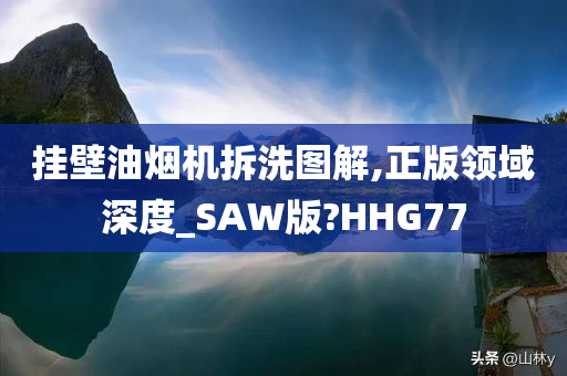 挂壁油烟机拆洗图解,正版领域深度_SAW版?HHG77