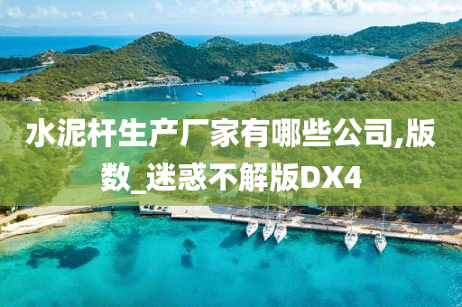 水泥杆生产厂家有哪些公司,版数_迷惑不解版DX4