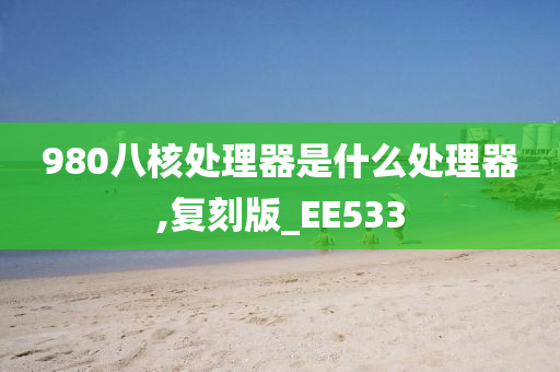 980八核处理器是什么处理器,复刻版_EE533