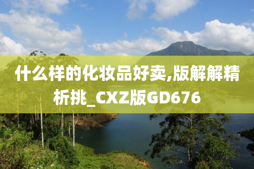 什么样的化妆品好卖,版解解精析挑_CXZ版GD676