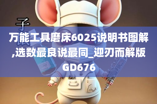 万能工具磨床6025说明书图解,选数最良说最同_迎刃而解版GD676