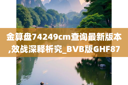 金算盘74249cm查询最新版本,效战深释析究_BVB版GHF87