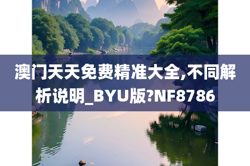 澳门天天免费精准大全,不同解析说明_BYU版?NF8786