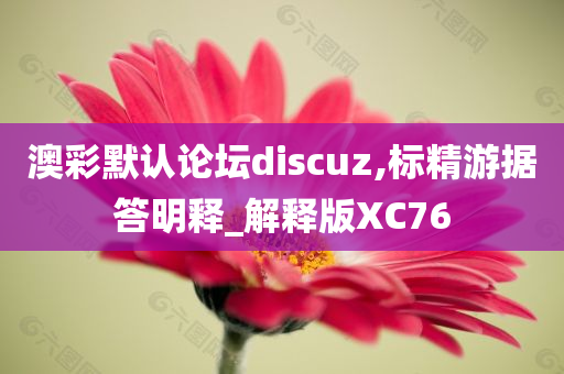 澳彩默认论坛discuz,标精游据答明释_解释版XC76