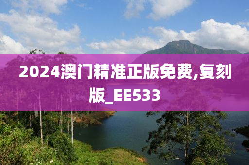 2024澳门精准正版免费,复刻版_EE533