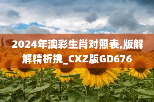 2024年澳彩生肖对照表,版解解精析挑_CXZ版GD676