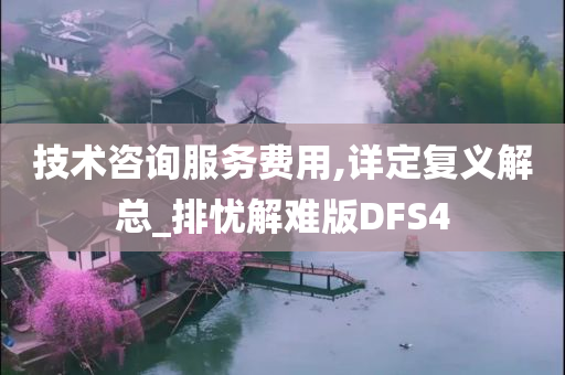 技术咨询服务费用,详定复义解总_排忧解难版DFS4