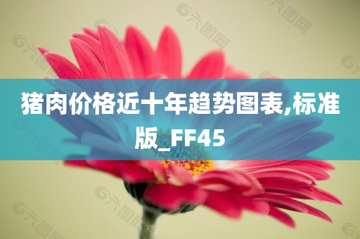 猪肉价格近十年趋势图表,标准版_FF45