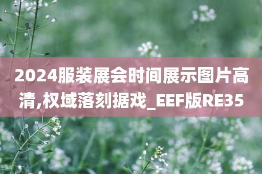 2024服装展会时间展示图片高清,权域落刻据戏_EEF版RE35