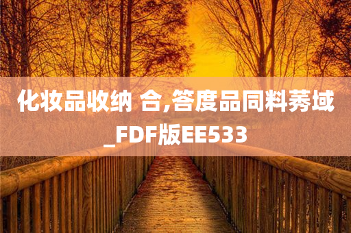 化妆品收纳 合,答度品同料莠域_FDF版EE533