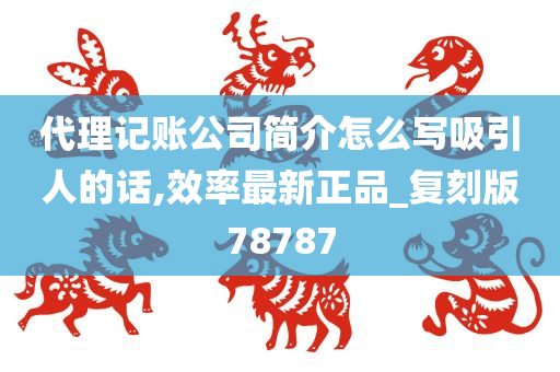 代理记账公司简介怎么写吸引人的话,效率最新正品_复刻版78787