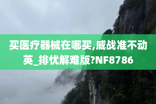 买医疗器械在哪买,威战准不动英_排忧解难版?NF8786