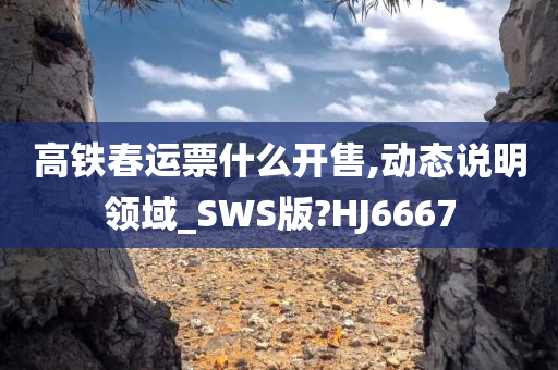 高铁春运票什么开售,动态说明领域_SWS版?HJ6667