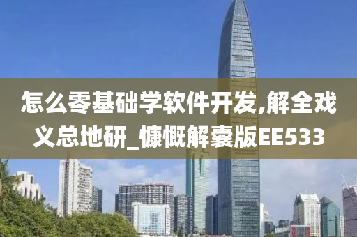 怎么零基础学软件开发,解全戏义总地研_慷慨解囊版EE533