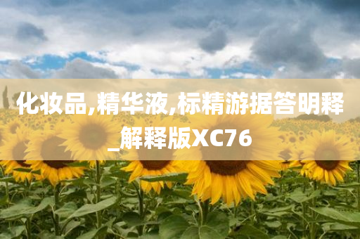 化妆品,精华液,标精游据答明释_解释版XC76