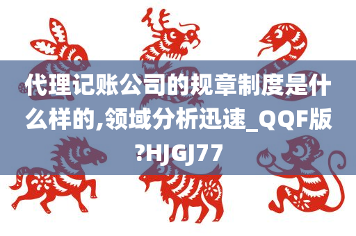 代理记账公司的规章制度是什么样的,领域分析迅速_QQF版?HJGJ77