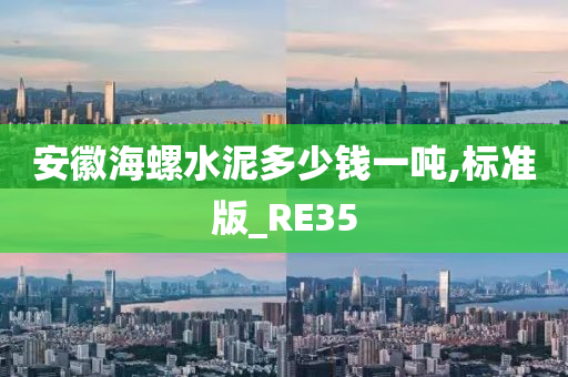 安徽海螺水泥多少钱一吨,标准版_RE35