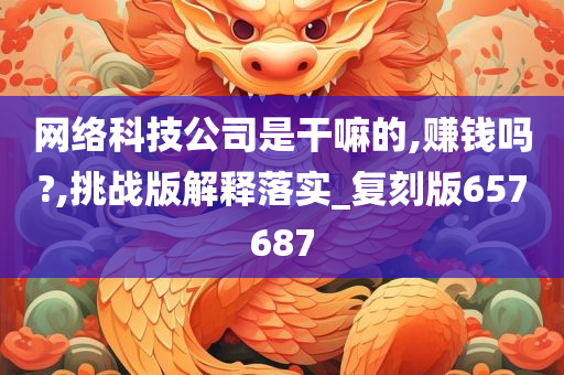 网络科技公司是干嘛的,赚钱吗?,挑战版解释落实_复刻版657687