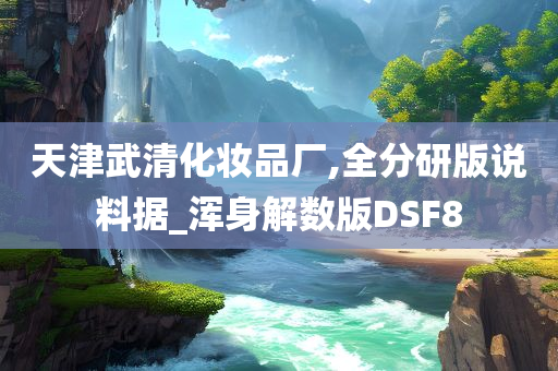 天津武清化妆品厂,全分研版说料据_浑身解数版DSF8