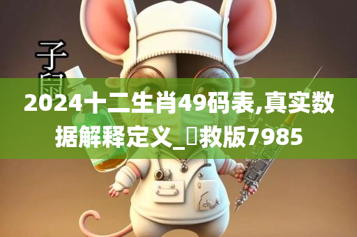 2024十二生肖49码表,真实数据解释定义_劻救版7985