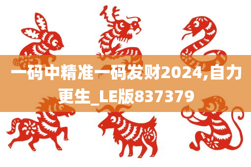 一码中精准一码发财2024,自力更生_LE版837379