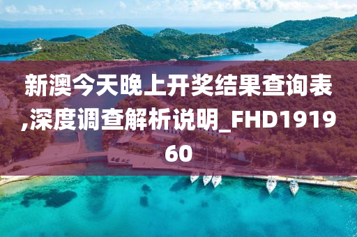 新澳今天晚上开奖结果查询表,深度调查解析说明_FHD191960