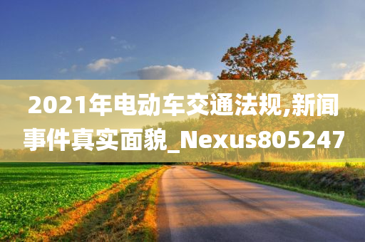 2021年电动车交通法规,新闻事件真实面貌_Nexus805247