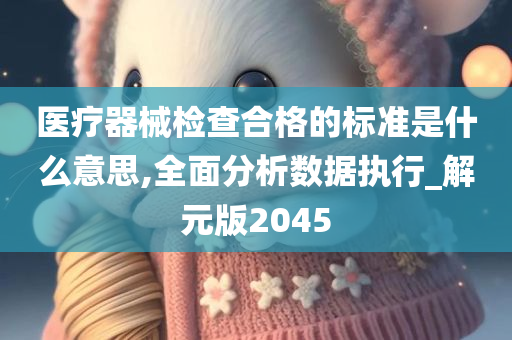 医疗器械检查合格的标准是什么意思,全面分析数据执行_解元版2045