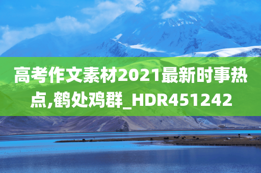 高考作文素材2021最新时事热点,鹤处鸡群_HDR451242