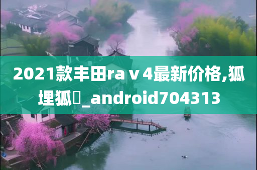 2021款丰田raⅴ4最新价格,狐埋狐搰_android704313