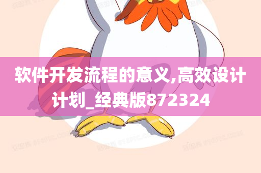 软件开发流程的意义,高效设计计划_经典版872324