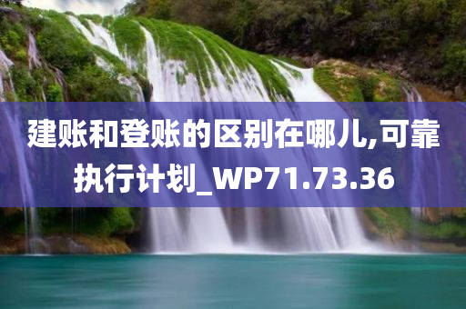 建账和登账的区别在哪儿,可靠执行计划_WP71.73.36