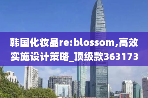 韩国化妆品re:blossom,高效实施设计策略_顶级款363173