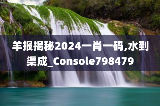 羊报揭秘2024一肖一码,水到渠成_Console798479