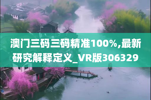 澳门三码三码精准100%,最新研究解释定义_VR版306329