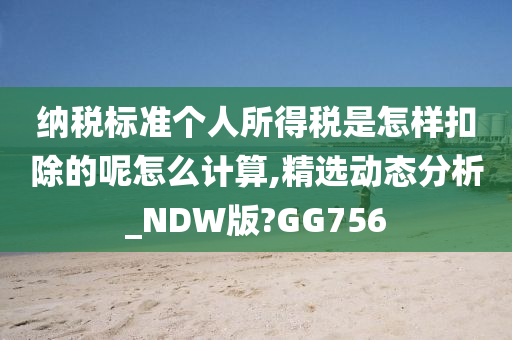 纳税标准个人所得税是怎样扣除的呢怎么计算,精选动态分析_NDW版?GG756