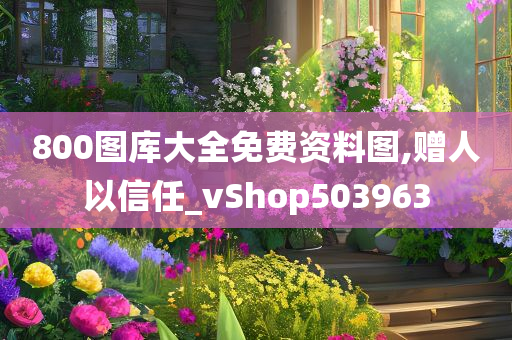 800图库大全免费资料图,赠人以信任_vShop503963