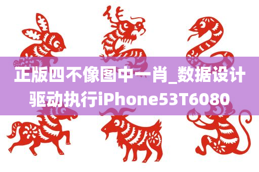 正版四不像图中一肖_数据设计驱动执行iPhone53T6080