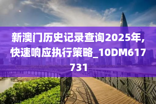 新澳门历史记录查询2025年,快速响应执行策略_10DM617731