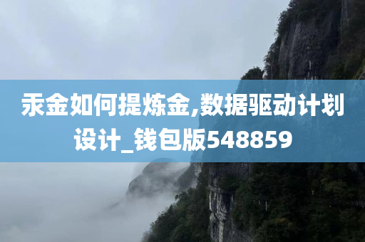 汞金如何提炼金,数据驱动计划设计_钱包版548859