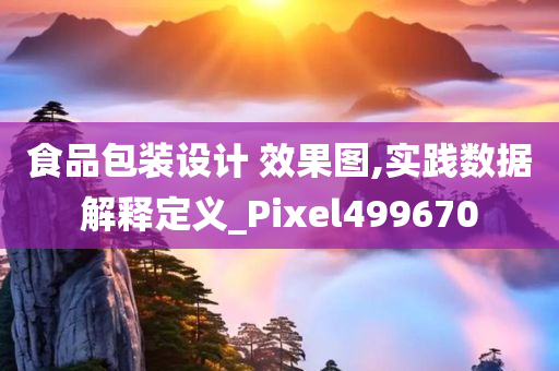 食品包装设计 效果图,实践数据解释定义_Pixel499670