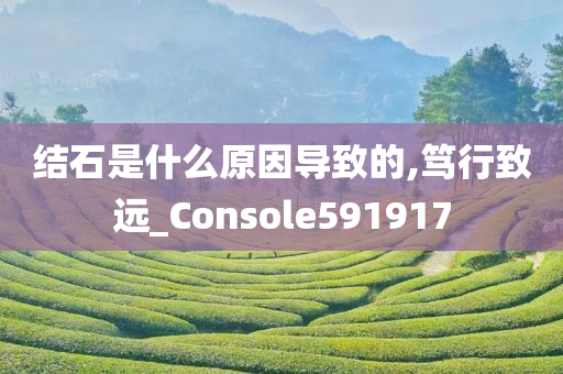 结石是什么原因导致的,笃行致远_Console591917