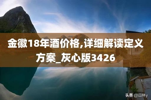 金徽18年酒价格,详细解读定义方案_灰心版3426