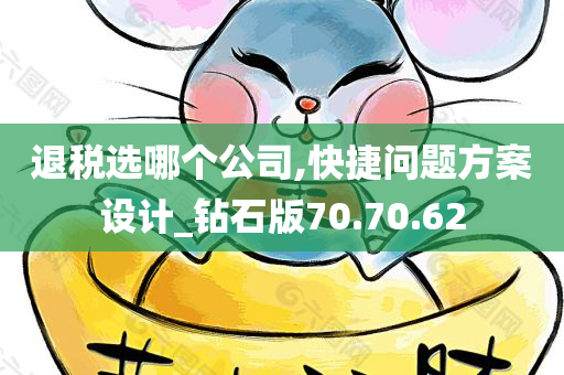 退税选哪个公司,快捷问题方案设计_钻石版70.70.62