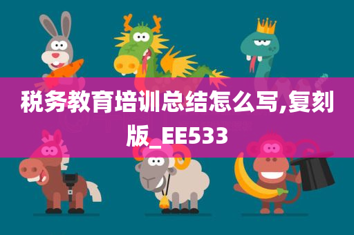 税务教育培训总结怎么写,复刻版_EE533