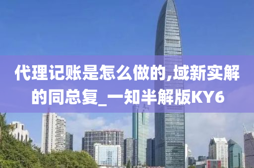 代理记账是怎么做的,域新实解的同总复_一知半解版KY6