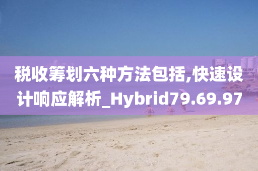 税收筹划六种方法包括,快速设计响应解析_Hybrid79.69.97