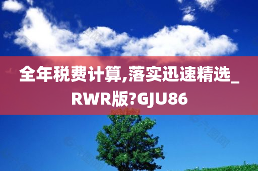 全年税费计算,落实迅速精选_RWR版?GJU86